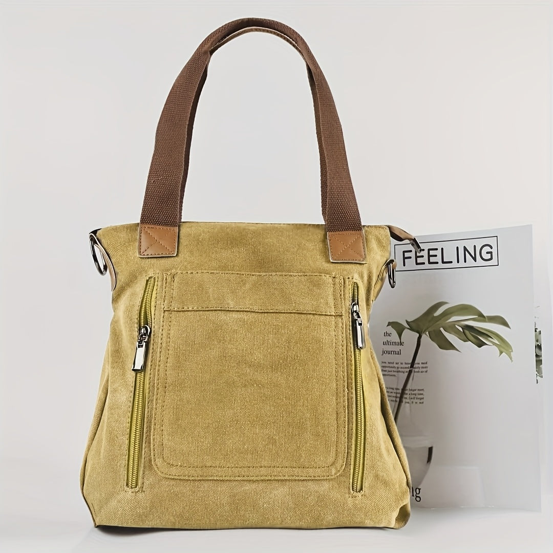 Women's retro-style fashionable casual single-shoulder bag, crossbody bag, tote bag