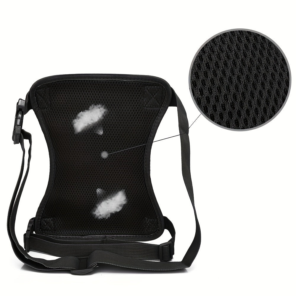 1pc Leg Bag Waist Bag for Men Motorcycle Riding Mens Multi-Function Travel Fishing Hiking Cycling Hip Bag