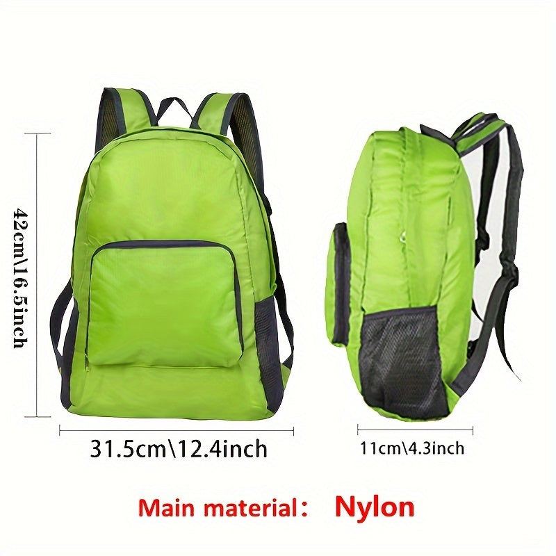1pc Lightweight Foldable Travel Backpack - Large Capacity Portable Rucksack for Women and Men - Ideal for Hiking, Camping, Mountaineering, and Outdoor Sports - Perfect Gift for Christmas, Halloween, and Thanksgiving