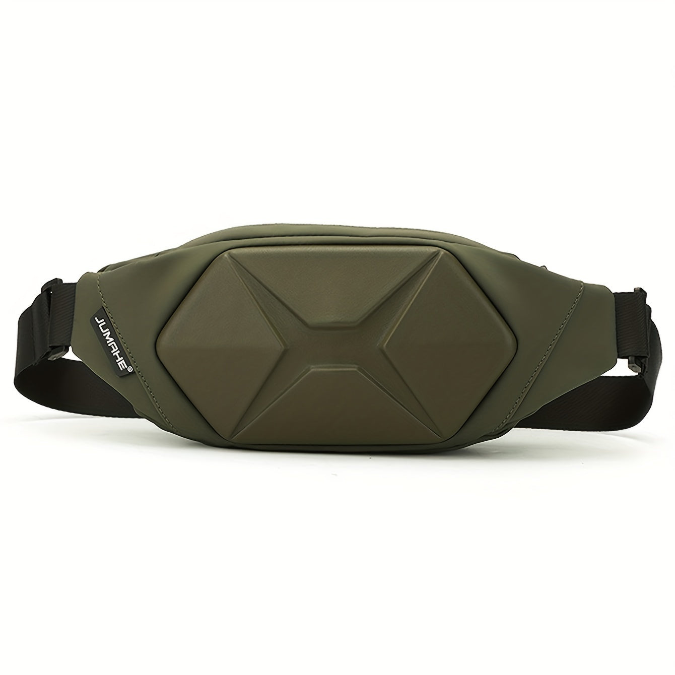 1pc Hard Shell Men's New Fashion Chest Bag, Outside Crossbody Sports Bag Casual Fanny Backpack