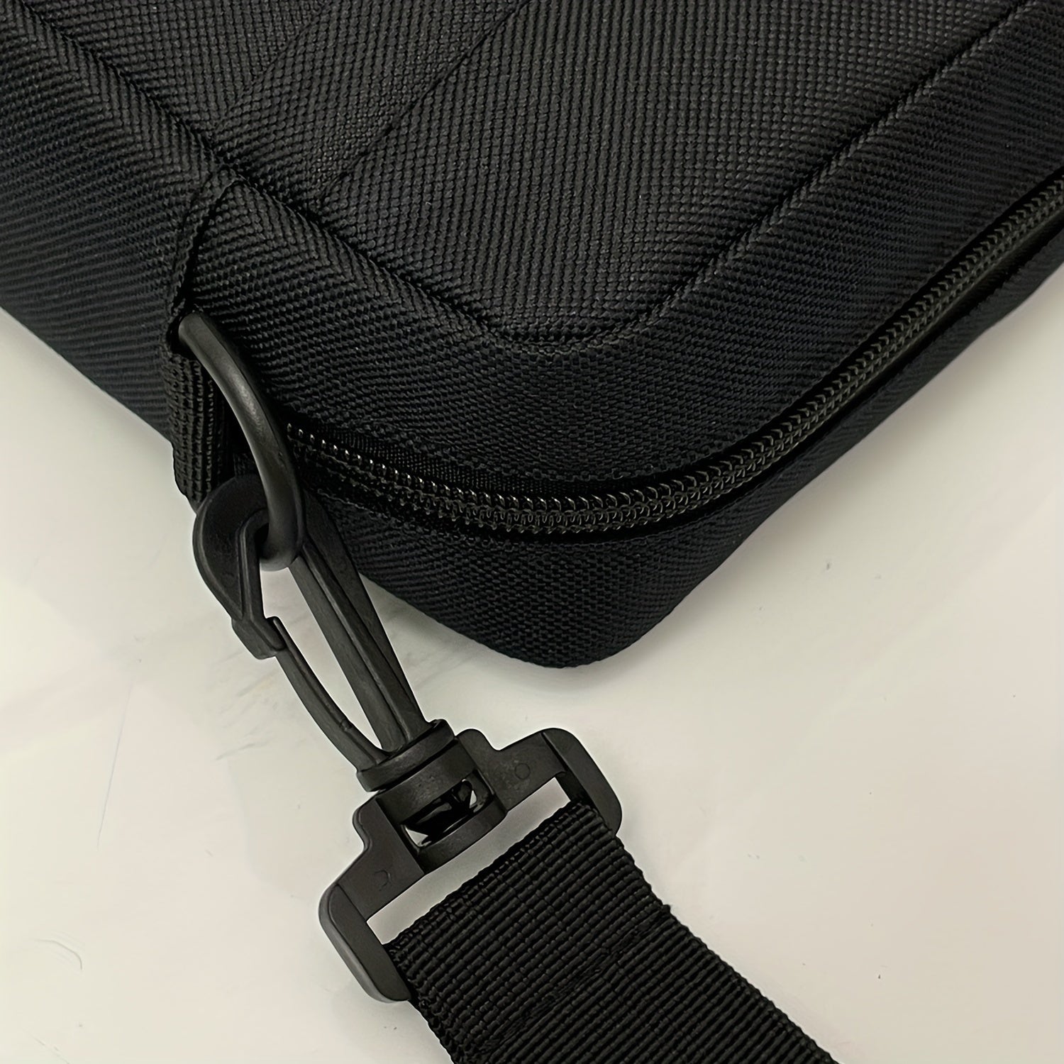 1pc Preppy Style Nylon Crossbody Sling Bag for Men - Lightweight, Adjustable Shoulder Strap, Buckle Closure, Unlined Spacious Compartment - Ideal for Casual Everyday & Going Out