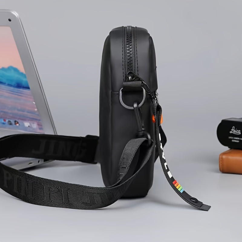 1pc Men's Simple Fashion Crossbody Bag, Casual Versatile Sling Bag