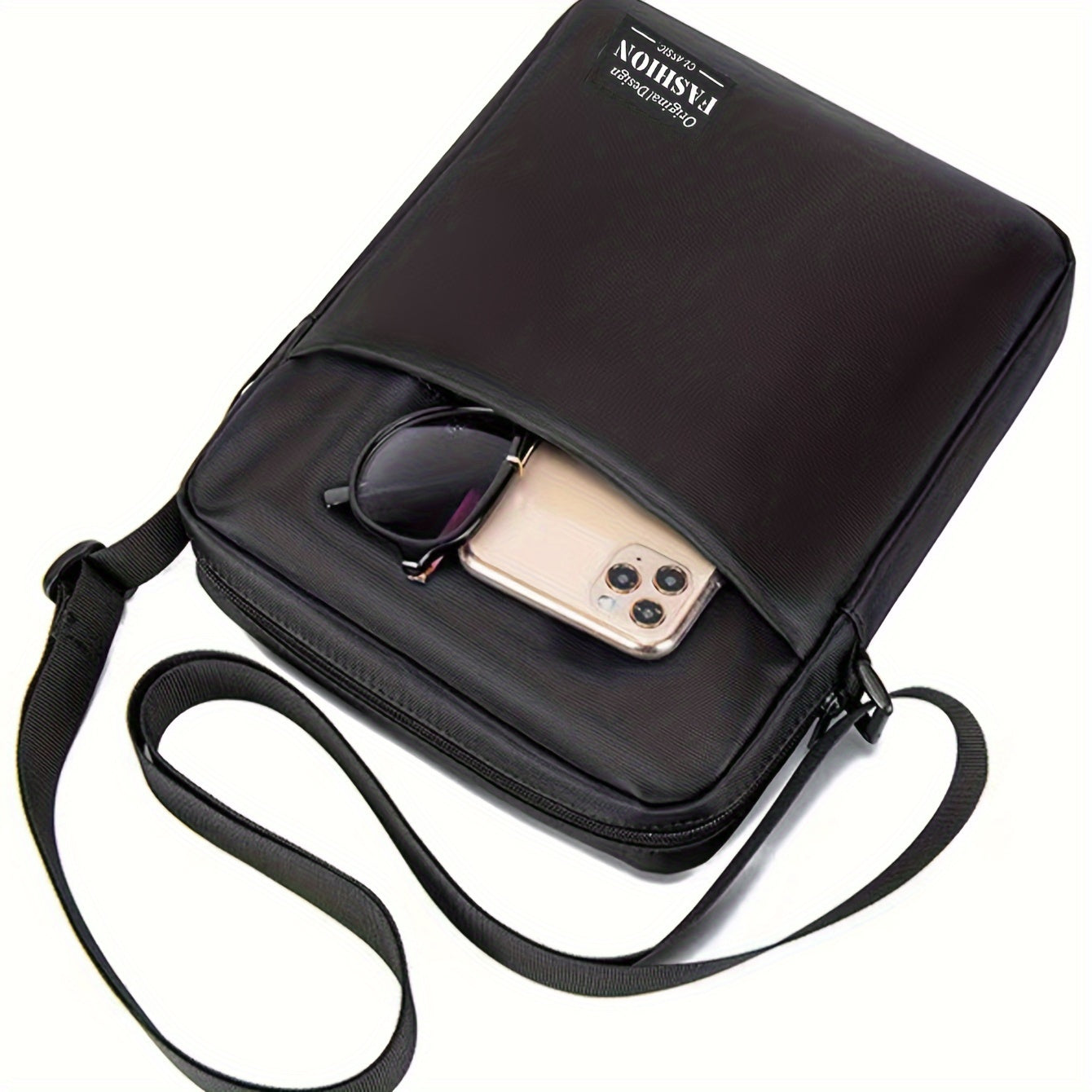 1pc Hot Selling Fashion Simple One Shoulder Men's Bag Multi functional Crossbody Bag Outdoor Travel Business Travel Bag