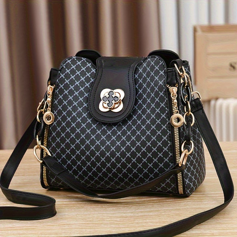 2024 New Bucket Bag Handbag for Wo, Fashionable and Trendy, Can Be Carried Crossbody