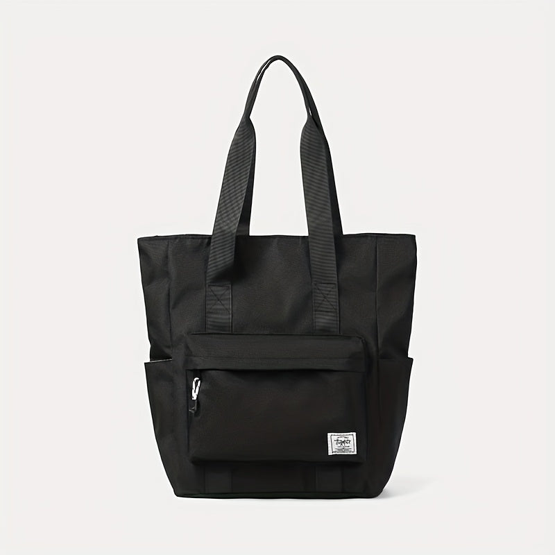 1pc Men's Large Capacity Multi-grid Layer Tote Bag - Simple, Daily, Fashionable Commuter Bag for Work, School, and Travel