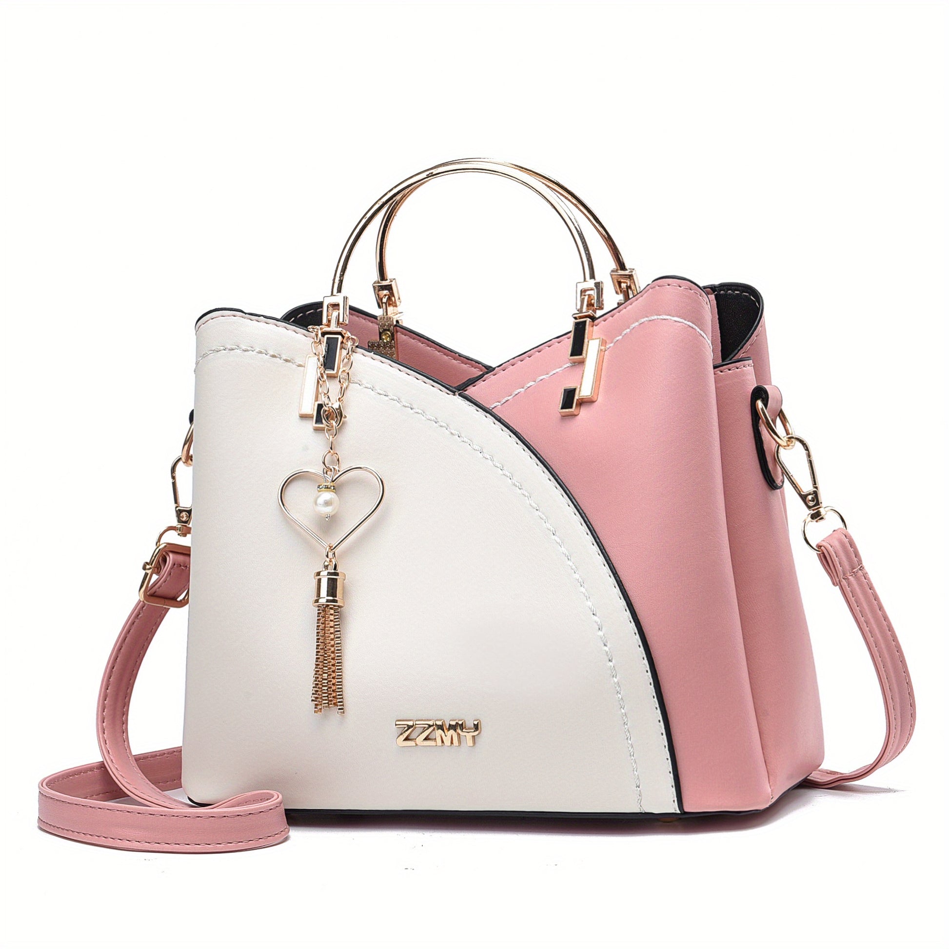 2025 New Fashion Color Block Small Size Women's Shoulder Bag Crossbody Handbag