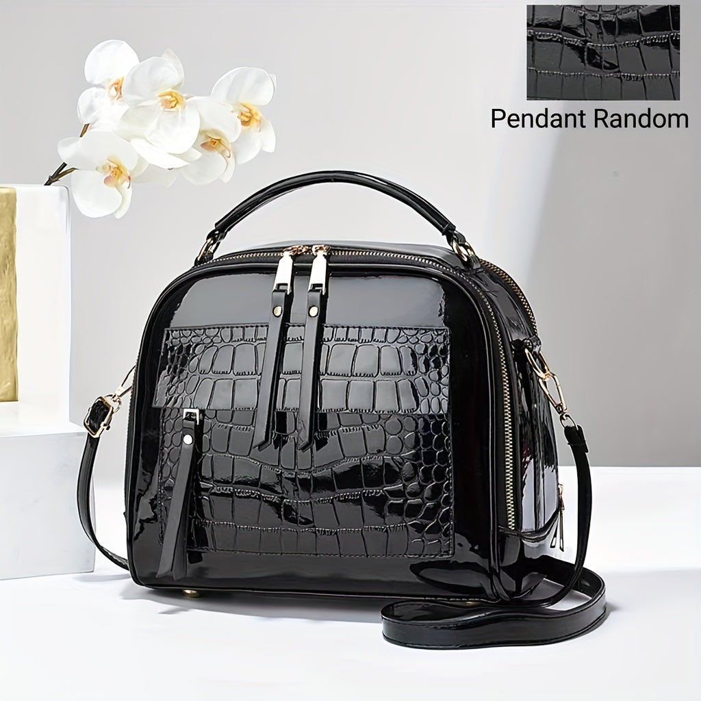 2024 New Model Multi-Layer Glossy Bag - Stylish, Modern, Perfect for Daily Use