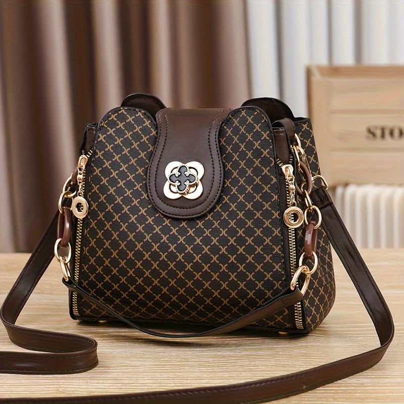 2024 New Bucket Bag Handbag for Wo, Fashionable and Trendy, Can Be Carried Crossbody