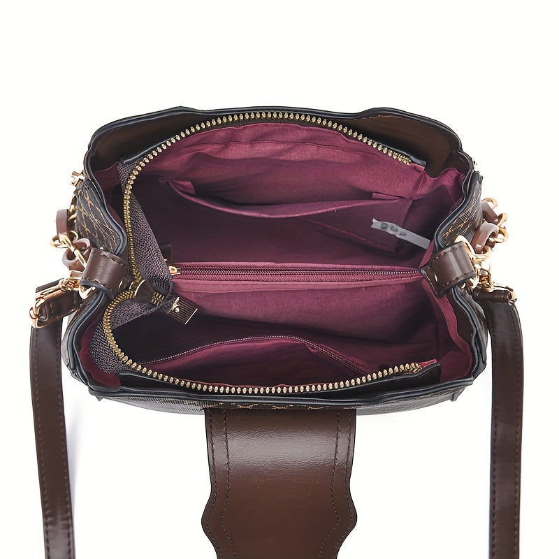 2024 New Bucket Bag Handbag for Wo, Fashionable and Trendy, Can Be Carried Crossbody