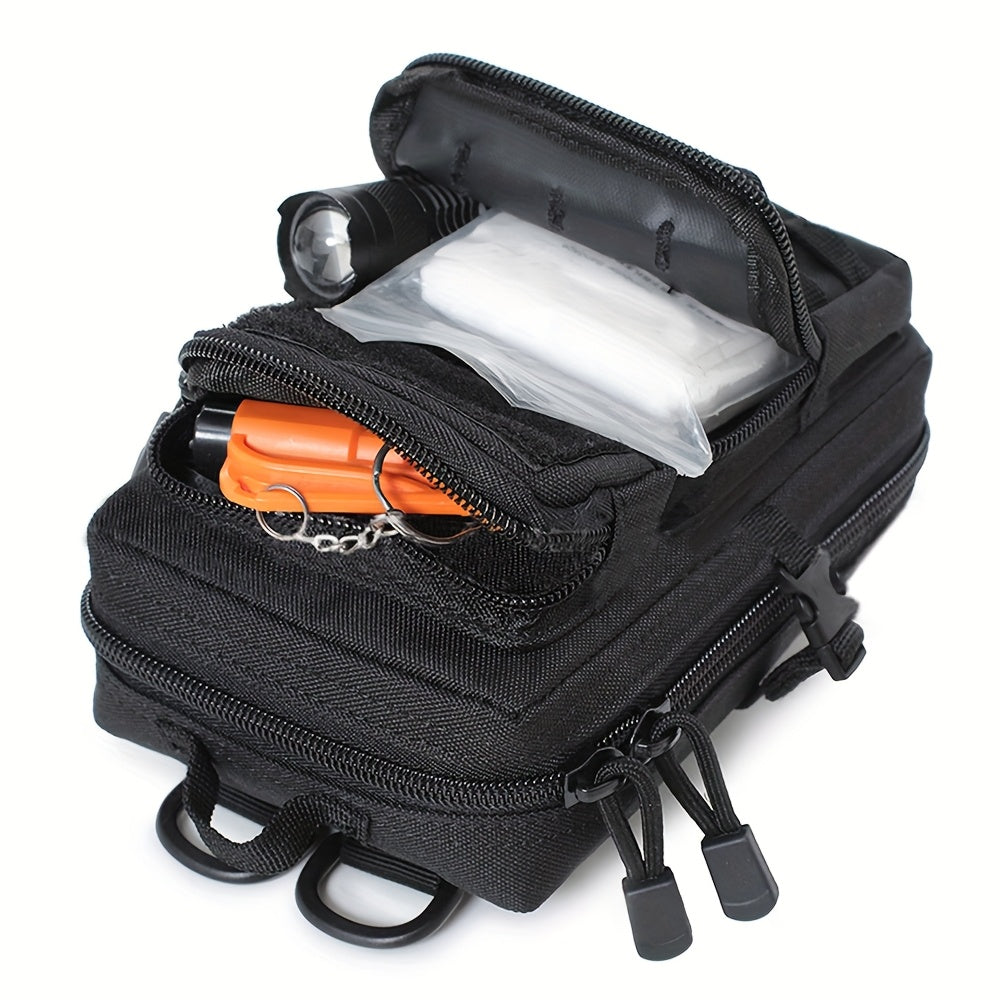 1pc Molle Pouch, EDC Tool Pouch Phone Pouches Mini Waist Pouches Medical EDC Pack Mini Design of 3-Day Backpack