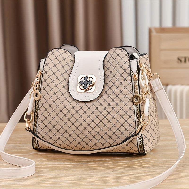 2024 New Bucket Bag Handbag for Wo, Fashionable and Trendy, Can Be Carried Crossbody