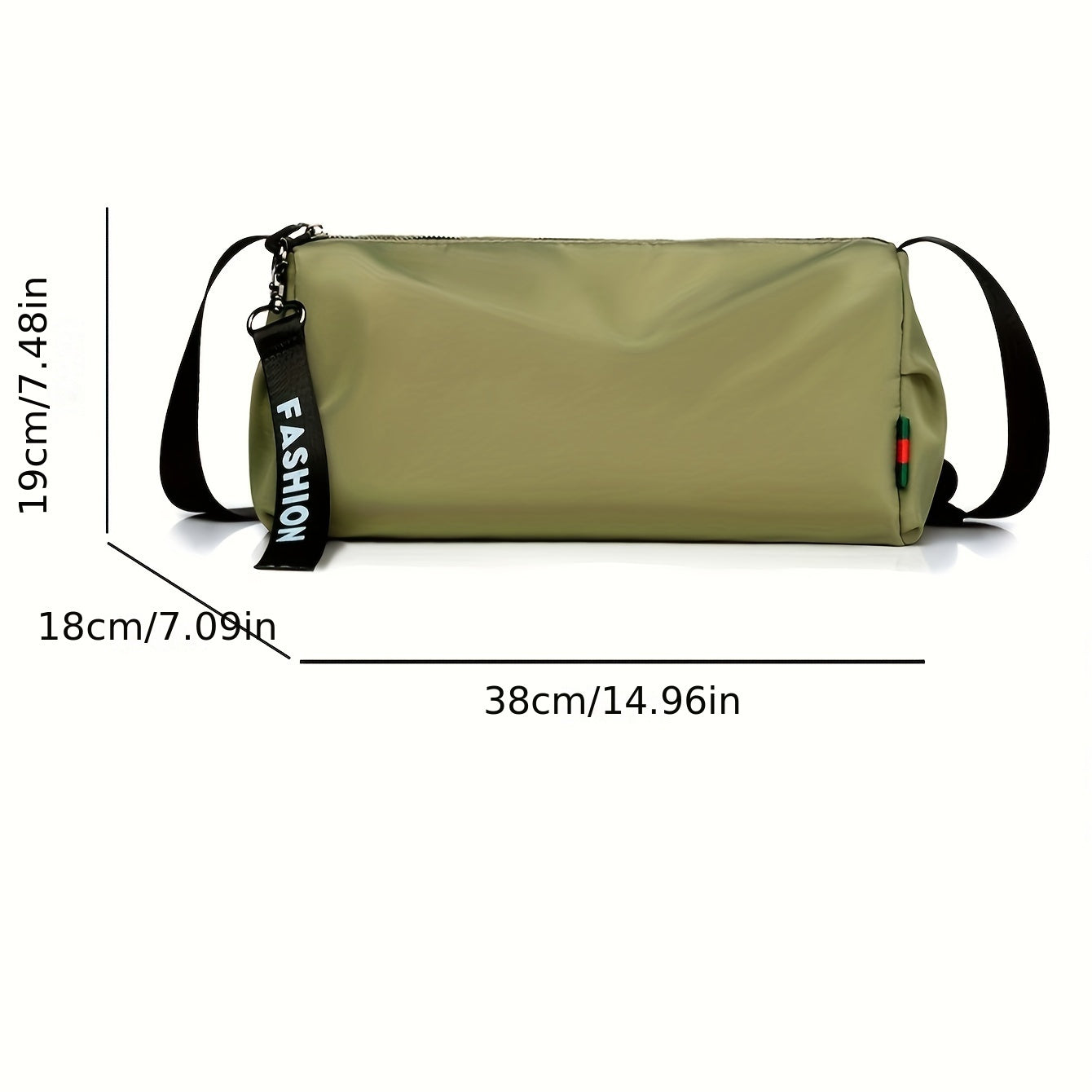 1pc Men's Ultra-Lightweight Outdoor Sports Sling Bag - Cross-Body Bag with Large Capacity, Versatile, Ultra Thin, Trendy Design, Perfect for Hiking, Camping, Travel, and Daily Use