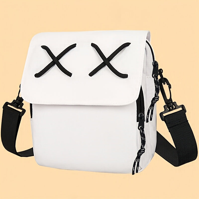 1pc Men's Casual Sports Crossbody Bag, Trendy Couple Casual Sling Bag