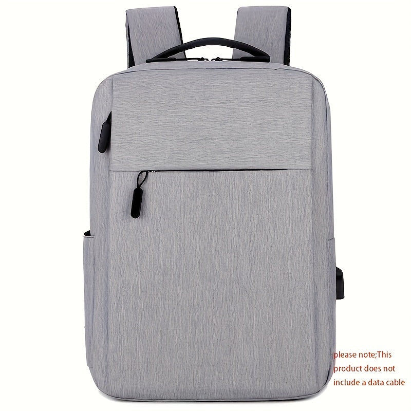 1pc Large Capacity Travel Backpack - Durable Oxford Fabric with Multiple Compartments, Adjustable Shoulder Straps & Zipper Closure, Perfect for Commuting, Office, and Outings (Mixed Colors), Backpack for Travel, Commuting Bag, Modern Backpack, Sturdy Cons