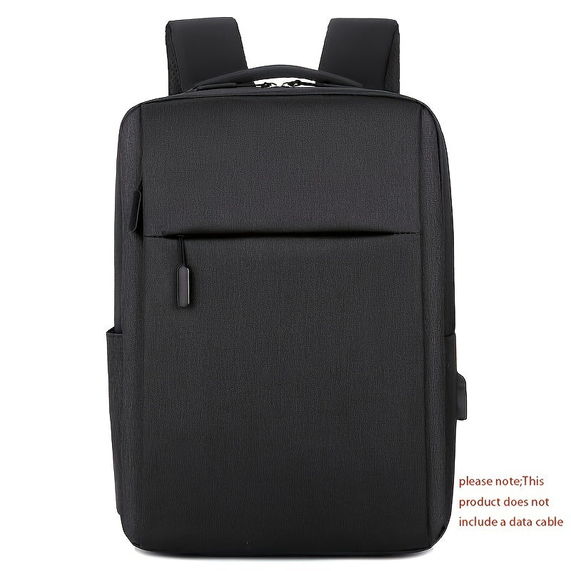 1pc Large Capacity Travel Backpack - Durable Oxford Fabric with Multiple Compartments, Adjustable Shoulder Straps & Zipper Closure, Perfect for Commuting, Office, and Outings (Mixed Colors), Backpack for Travel, Commuting Bag, Modern Backpack, Sturdy Cons