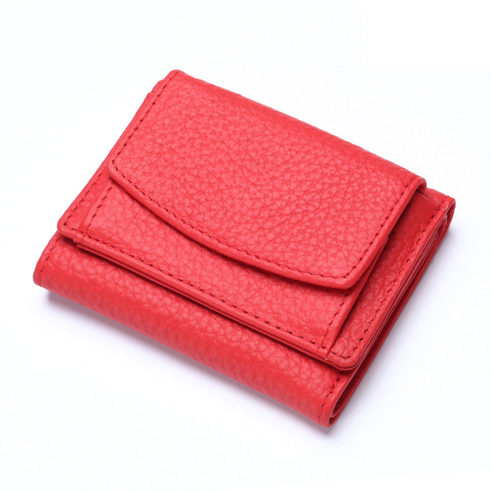 1pc Americana Style Synthetic Leather Wallet for Women, RFID Blocking, Slim Coin Purse with Snap Closure, Polyester Lined, Wet Wipe Clean, Card Holder Organizer