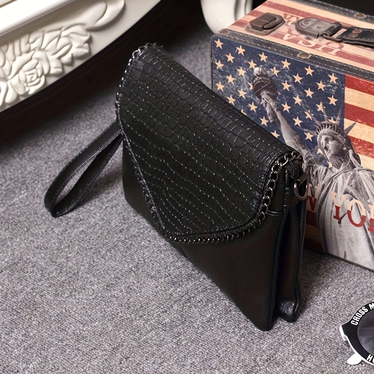 Women Shoulder Crossbody Cell Phone Bag Coin Bag Multi-Pocket Laminated Leisure Travel Ladies Handbag Clutch Bag Detachable Shoulder Strap Birthday Gift Unisex Bag For Daily Use