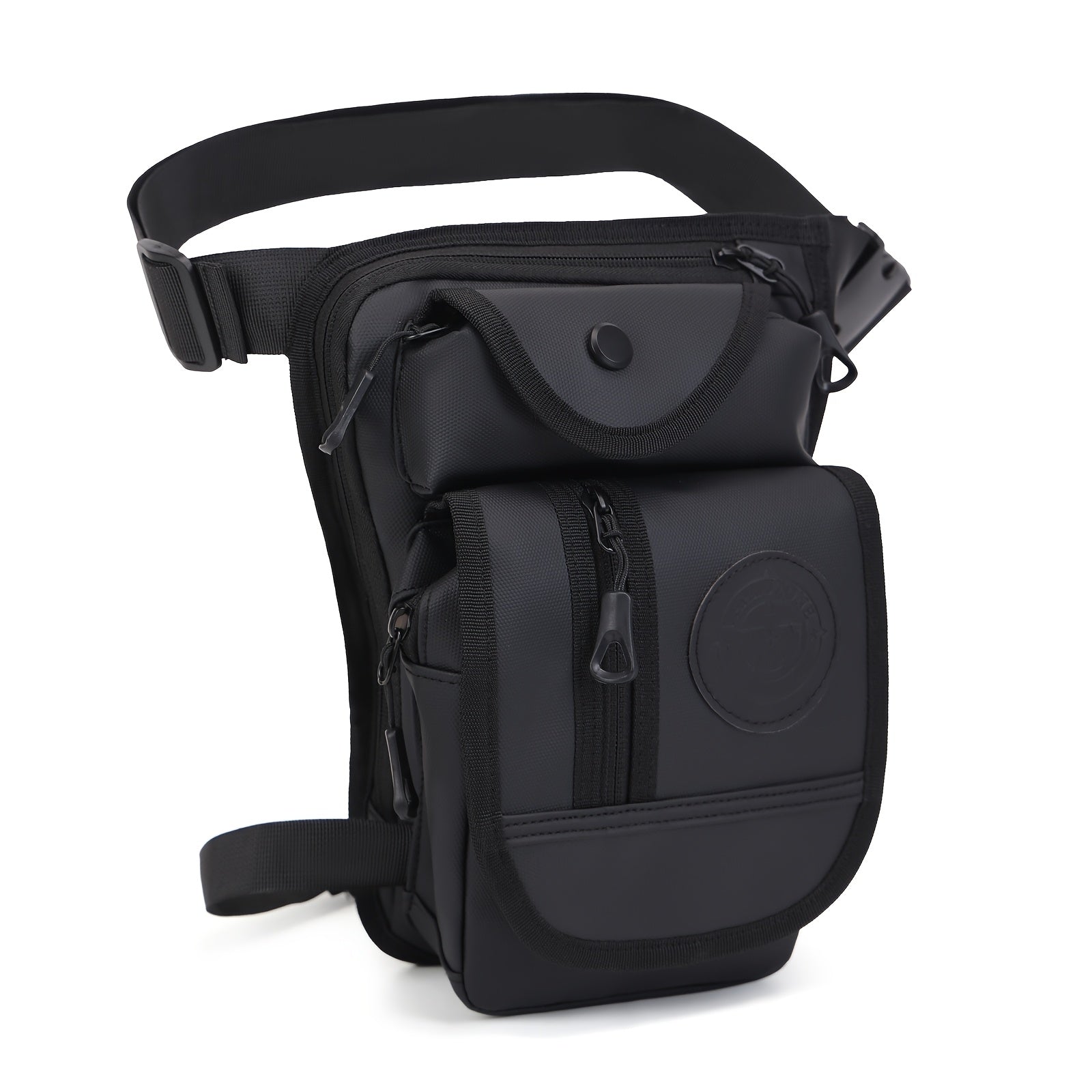 1pc Leg Bag Waist Bag for Men Motorcycle Riding Mens Multi-Function Travel Fishing Hiking Cycling Hip Bag