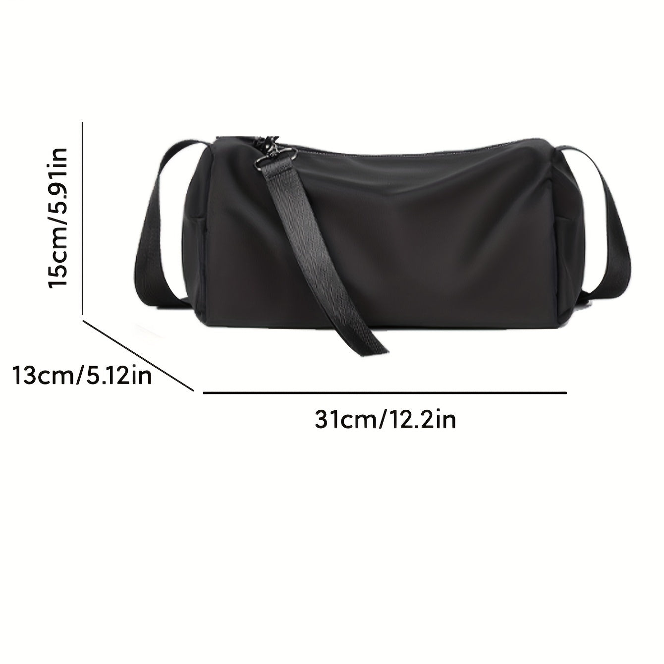 1pc Men's Ultra-Lightweight Outdoor Sports Sling Bag - Cross-Body Bag with Large Capacity, Versatile, Ultra Thin, Trendy Design, Perfect for Hiking, Camping, Travel, and Daily Use