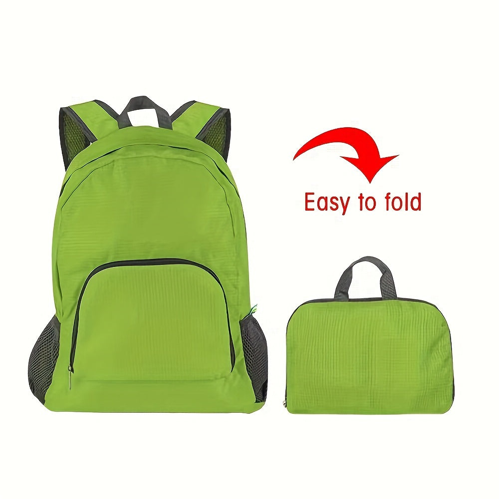 1pc Lightweight Foldable Travel Backpack - Large Capacity Portable Rucksack for Women and Men - Ideal for Hiking, Camping, Mountaineering, and Outdoor Sports - Perfect Gift for Christmas, Halloween, and Thanksgiving