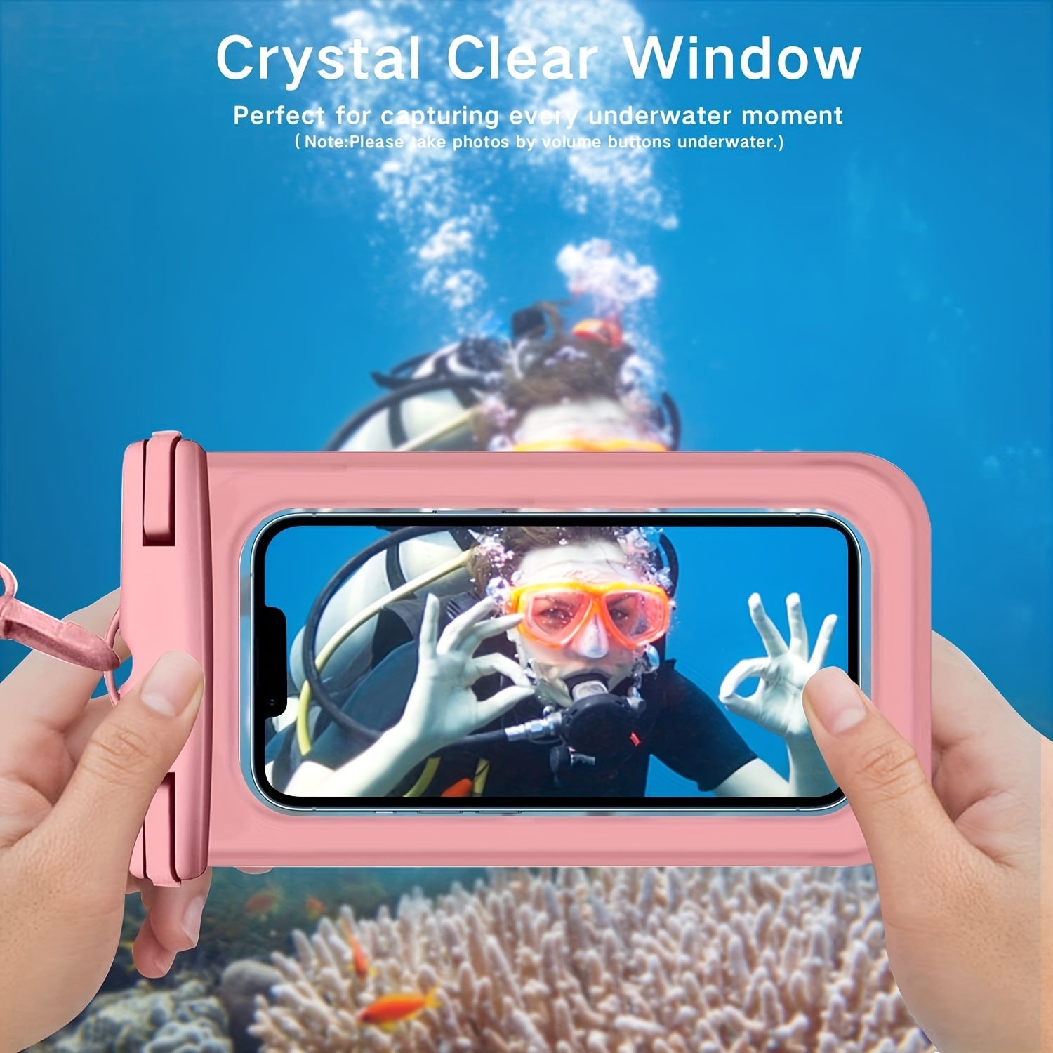 2 Universal Oversized Phone Cases, Smartphone Dry Bag, Ideal for Smartphones Under 17.78 cm, Perfect Accessory for Outdoor Water Sports