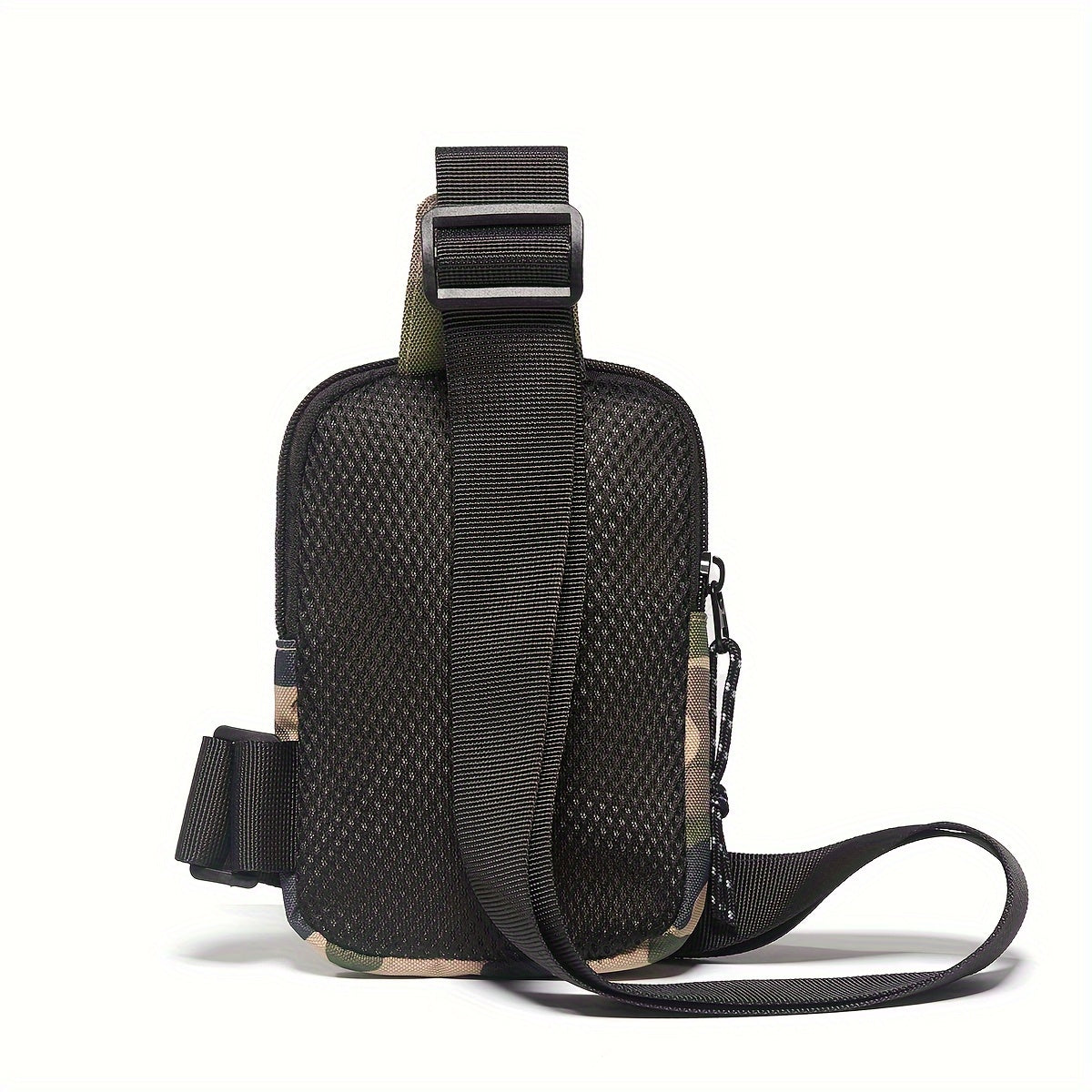 1pc Men's Camouflage Small Crossbody Bag, Lightweight Satchel Shoulder Bag For Traveling And Hiking (Prints Randomized)