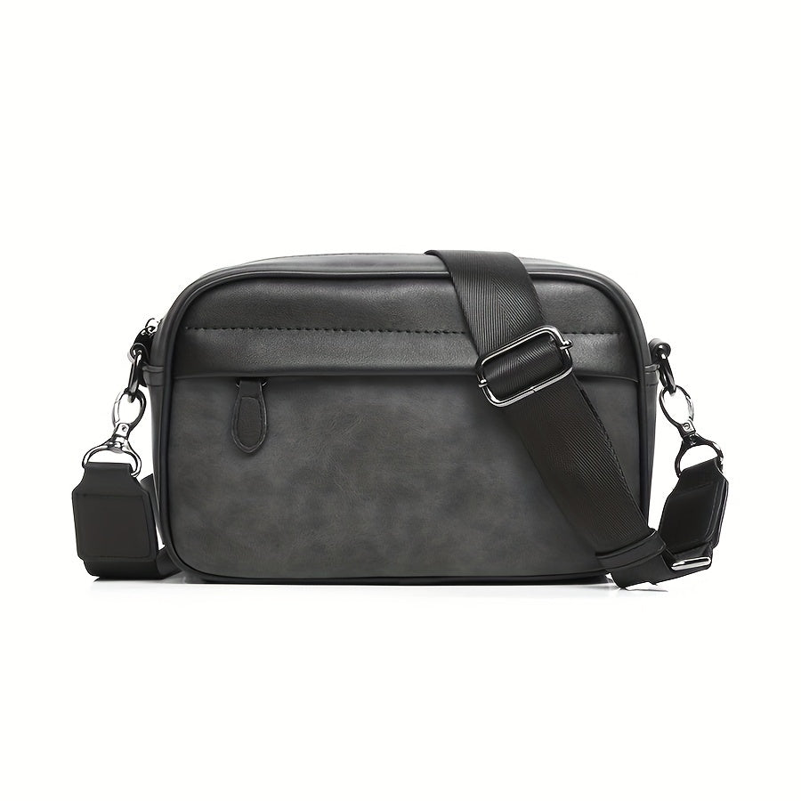 1pc Men's Bag, Sports Casual Messenger Bag, Casual Shoulder Bag, Retro Crossbody Bag For Daily Shopping Going Out