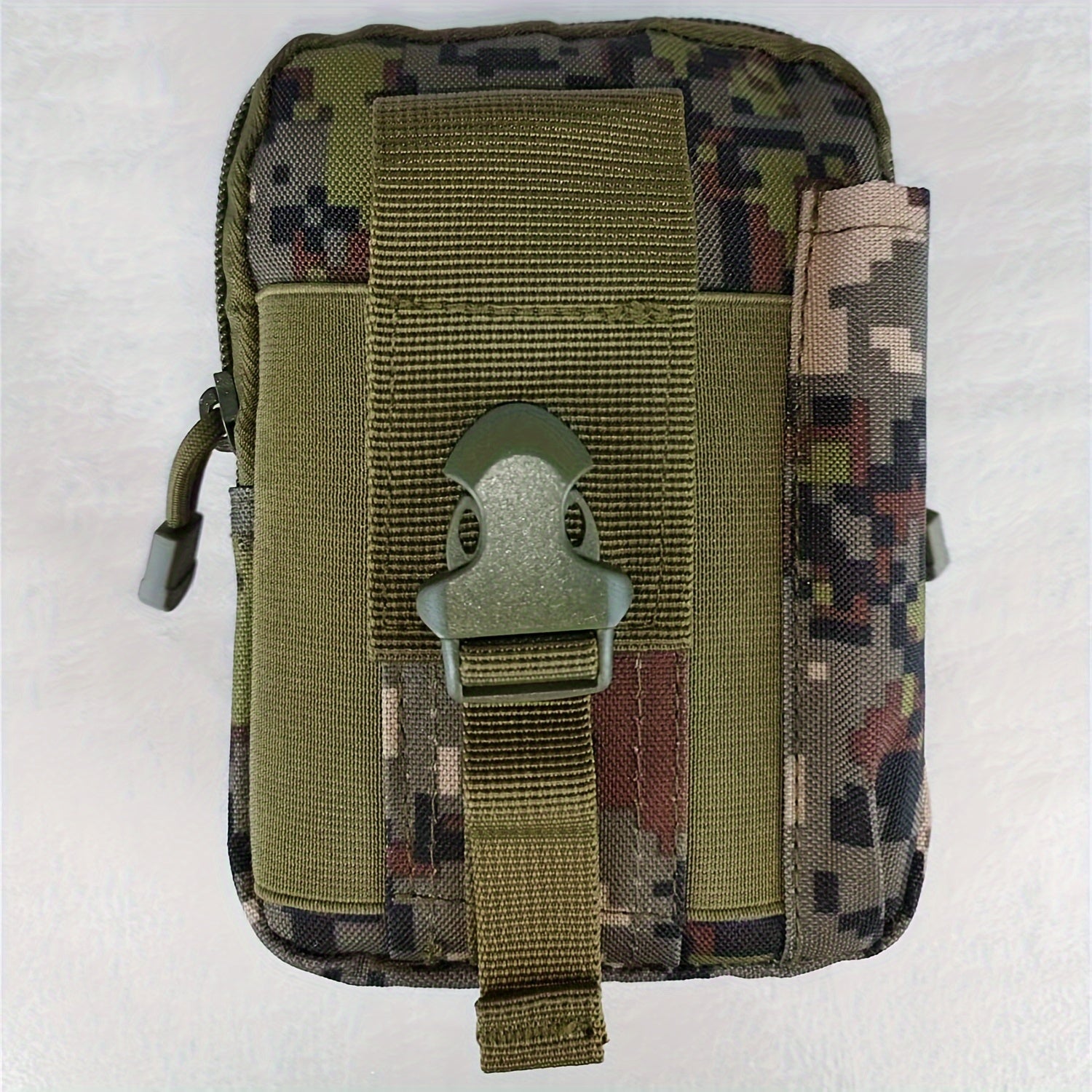 002 Multicolor Outdoor Sports Waist Bag, Multifunctional Camouflage, Tool Mobile Phone Waist Bag, Cycling Attachment Tactical Waist Bag, Portable Mini Waist Bag, Waterproof and Wear-resistant Breathable Zipper Casual Waist Bag, Suitable for Men and Women