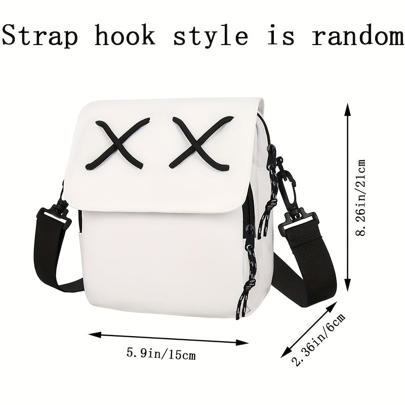 1pc Men's Casual Sports Crossbody Bag, Trendy Couple Casual Sling Bag