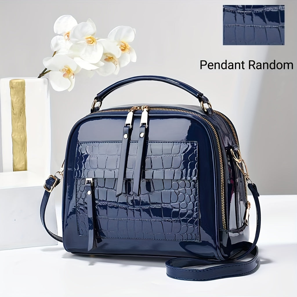2024 New Model Multi-Layer Glossy Bag - Stylish, Modern, Perfect for Daily Use