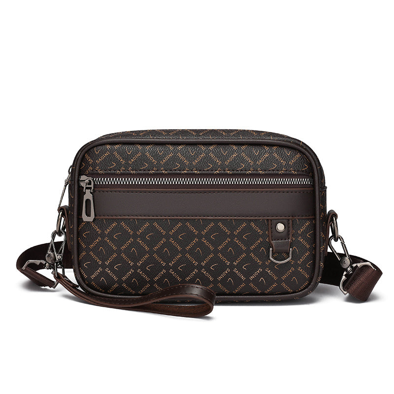 1pc Men's PU Casual Diagonal Shoulder Bag Handbag Suitable For Daily Use