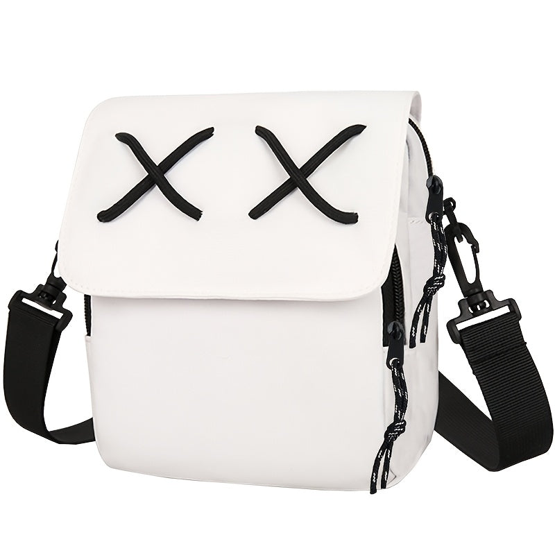 1pc Men's Casual Sports Crossbody Bag, Trendy Couple Casual Sling Bag