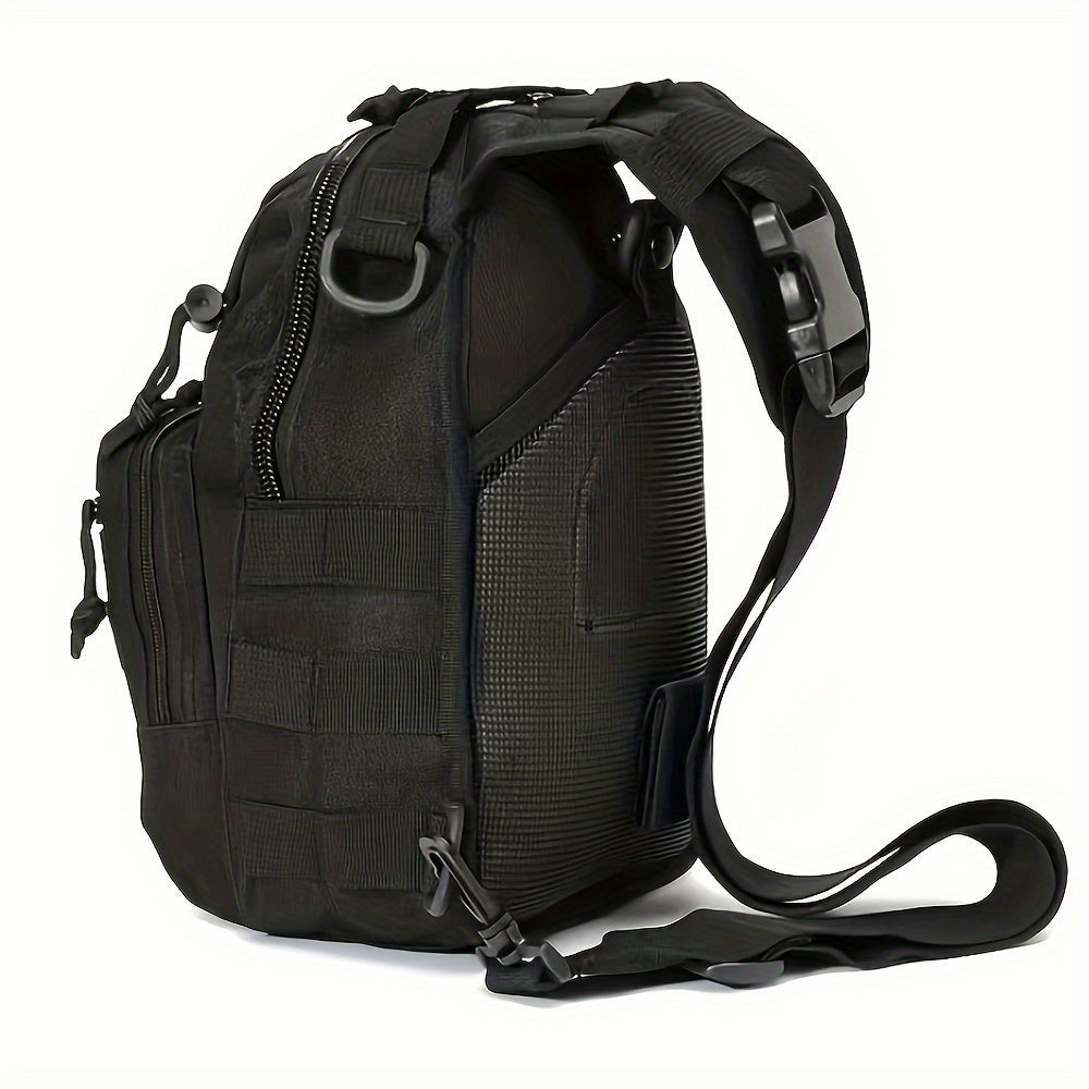 1pc Mens Oxford Stylish Shoulder Bag - Durable Messenger for Travel, Hiking & Outdoor Sports - Comfortable, Spacious, Multipurpose Design - Ideal for Adventure Seekers
