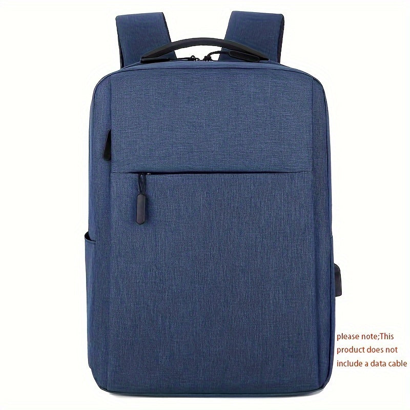 1pc Large Capacity Travel Backpack - Durable Oxford Fabric with Multiple Compartments, Adjustable Shoulder Straps & Zipper Closure, Perfect for Commuting, Office, and Outings (Mixed Colors), Backpack for Travel, Commuting Bag, Modern Backpack, Sturdy Cons