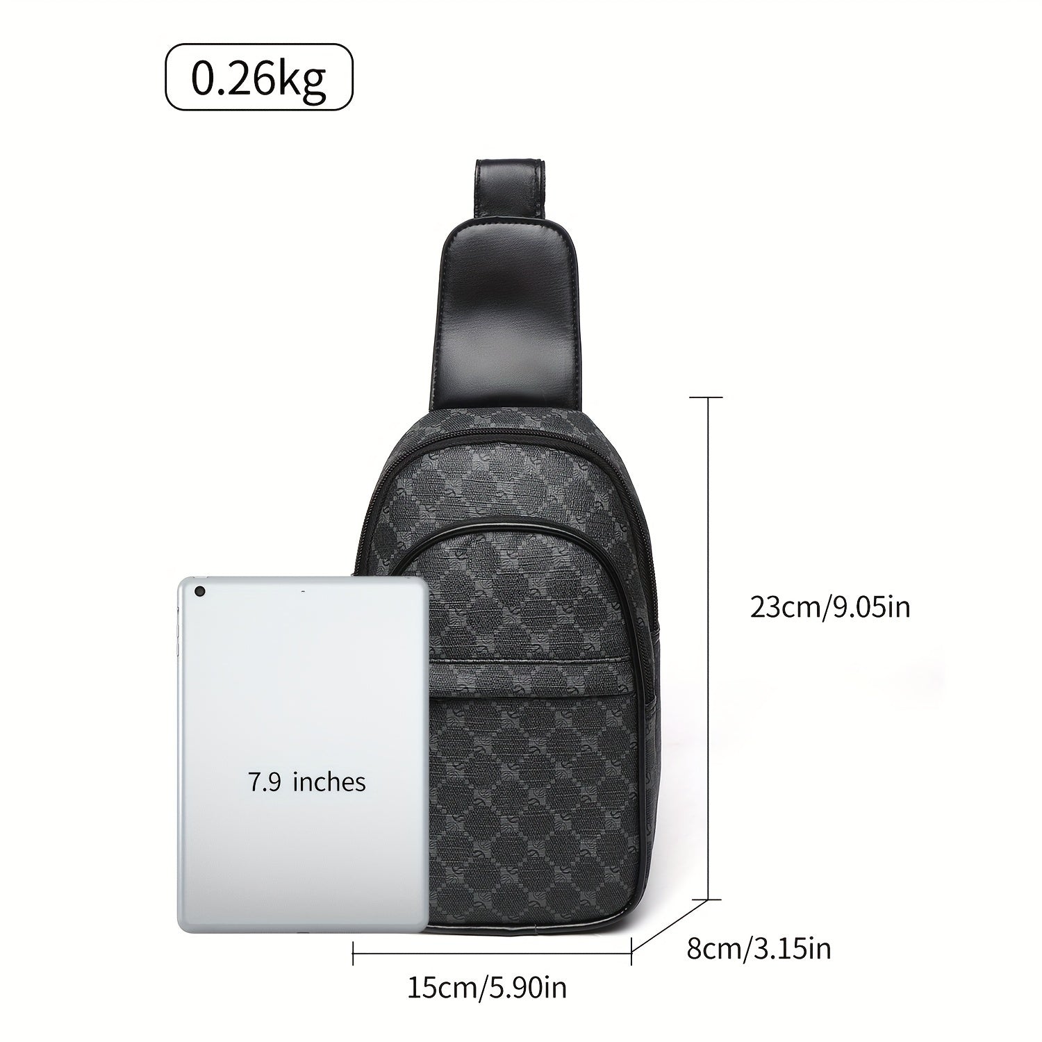 1pc Trendy Sling Bag For Men, Sport Chest Bag, Casual Crossbody Bag For Hanging Out & Daily Commute, Leisure Travel Bag