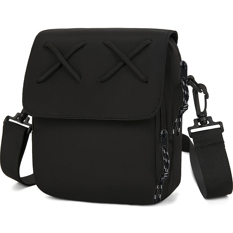 1pc Men's Casual Sports Crossbody Bag, Trendy Couple Casual Sling Bag