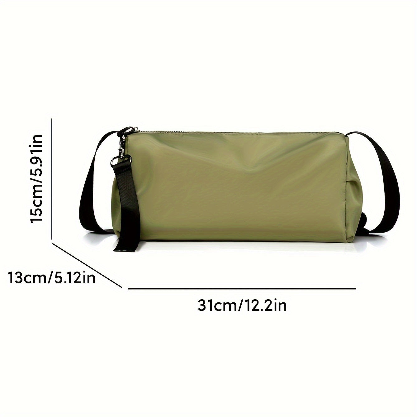 1pc Men's Ultra-Lightweight Outdoor Sports Sling Bag - Cross-Body Bag with Large Capacity, Versatile, Ultra Thin, Trendy Design, Perfect for Hiking, Camping, Travel, and Daily Use