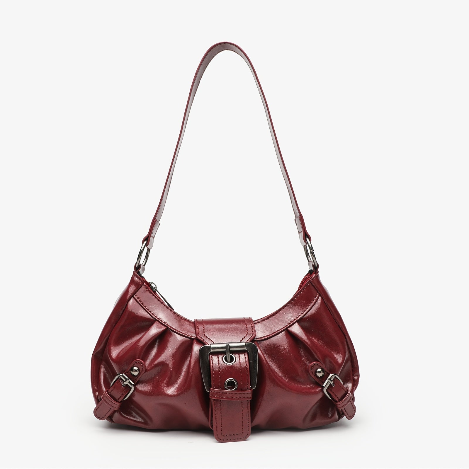 [Punk Motorcycle Bag] Vintage Punk Style Women's Motorcycle Shoulder Bag | Small Niche Underarm Crossbody Bag, 2024