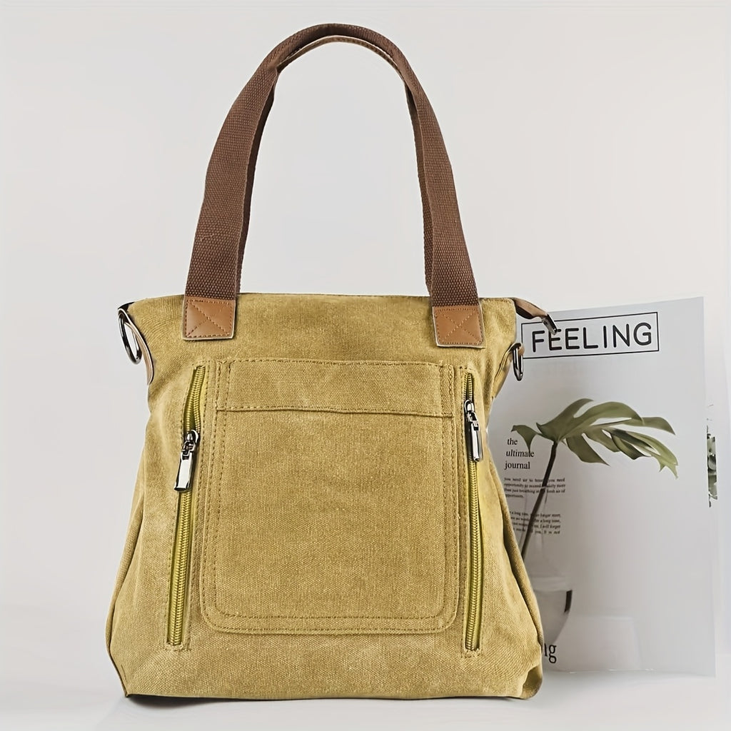 Women's retro-style fashionable casual single-shoulder bag, crossbody bag, tote bag