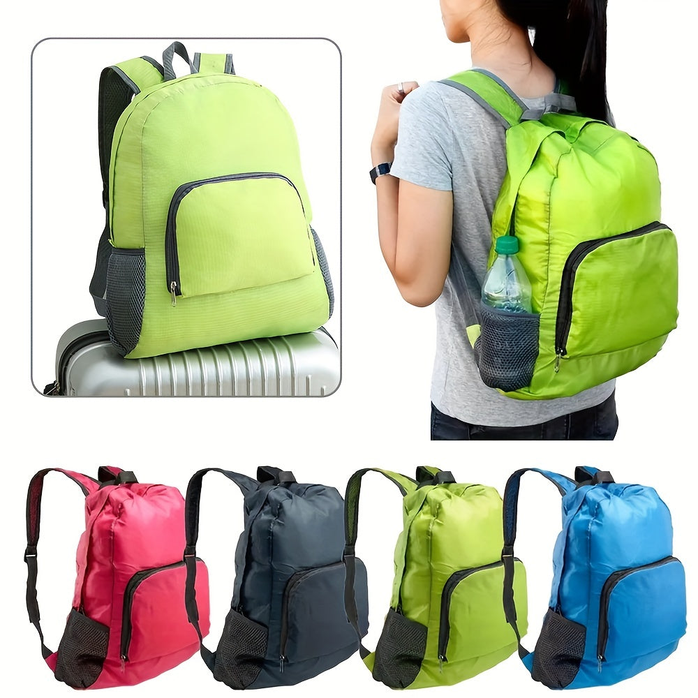 1pc Lightweight Foldable Travel Backpack - Large Capacity Portable Rucksack for Women and Men - Ideal for Hiking, Camping, Mountaineering, and Outdoor Sports - Perfect Gift for Christmas, Halloween, and Thanksgiving